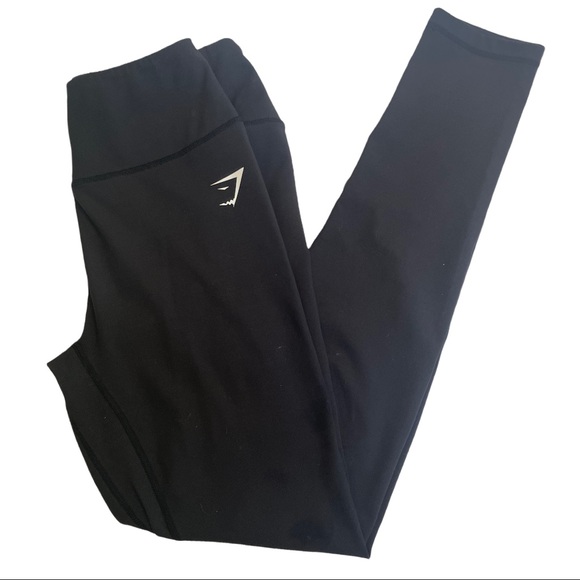 GymShark Women’s Size Small Black Stretch Yoga Pants Leggings Tights